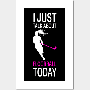 floorball player Posters and Art